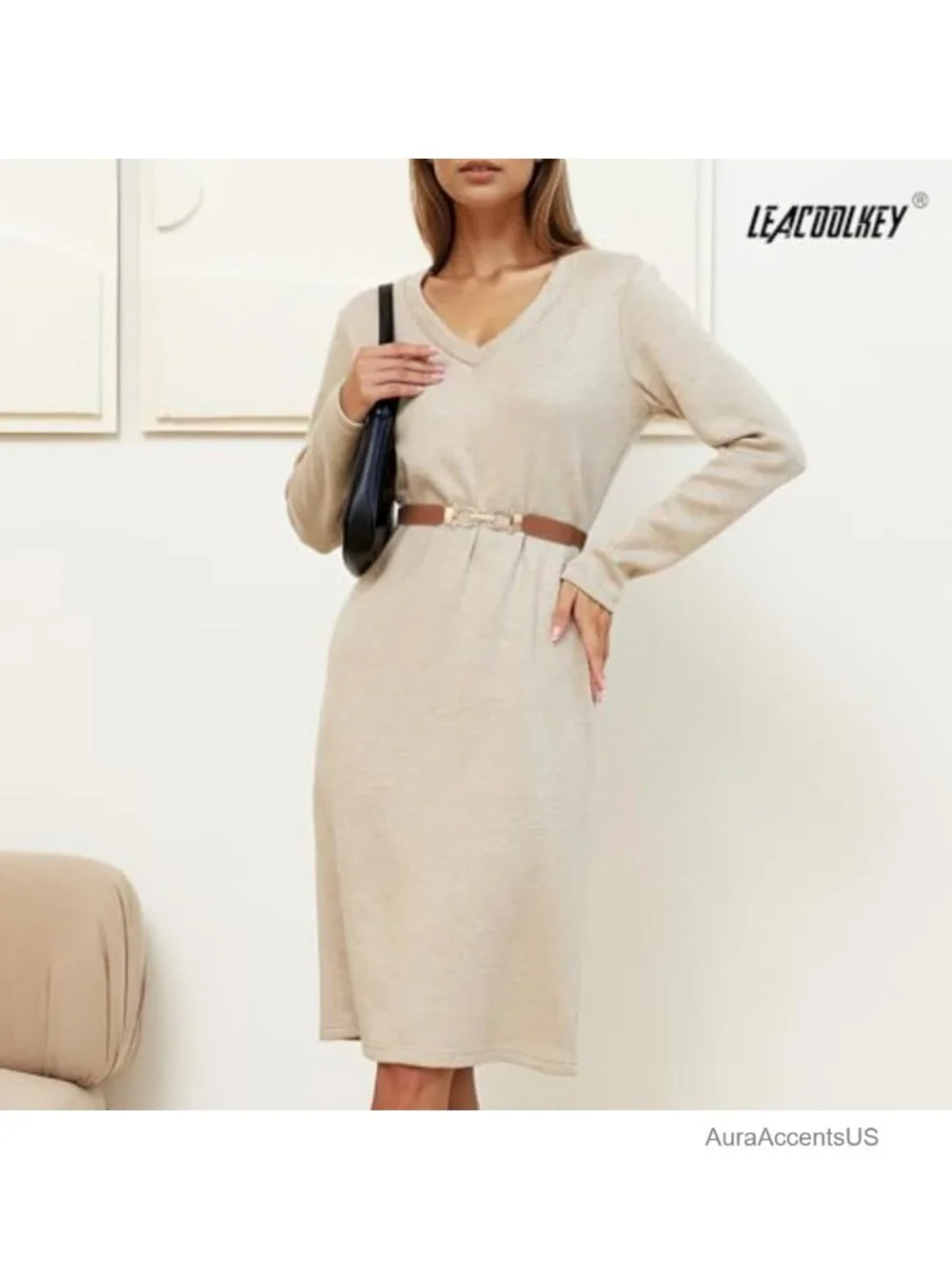 Women Skinny Stretch Belts 2 Pack Thin Elastic Waist Belt Gold Buckle